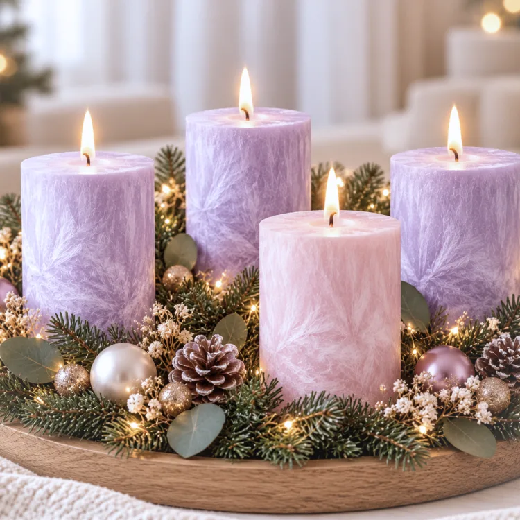 Fotka sviečok z kolekcie ' Adventné Sviečky - Tradičné - Klasik