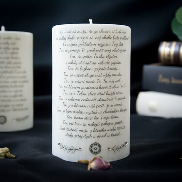 Fotka sviečok z kolekcie ' Červený Stan - Kráľ