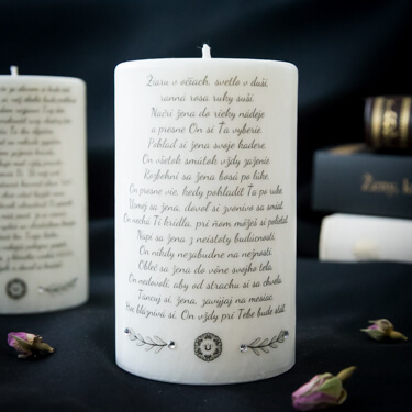 Fotka sviečok z kolekcie ' Červený Stan - Žena