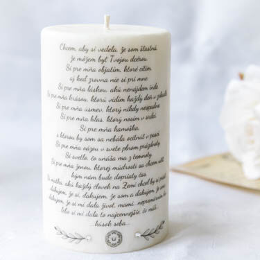 Fotka sviečok z kolekcie ' Červený Stan - Pre Maminku