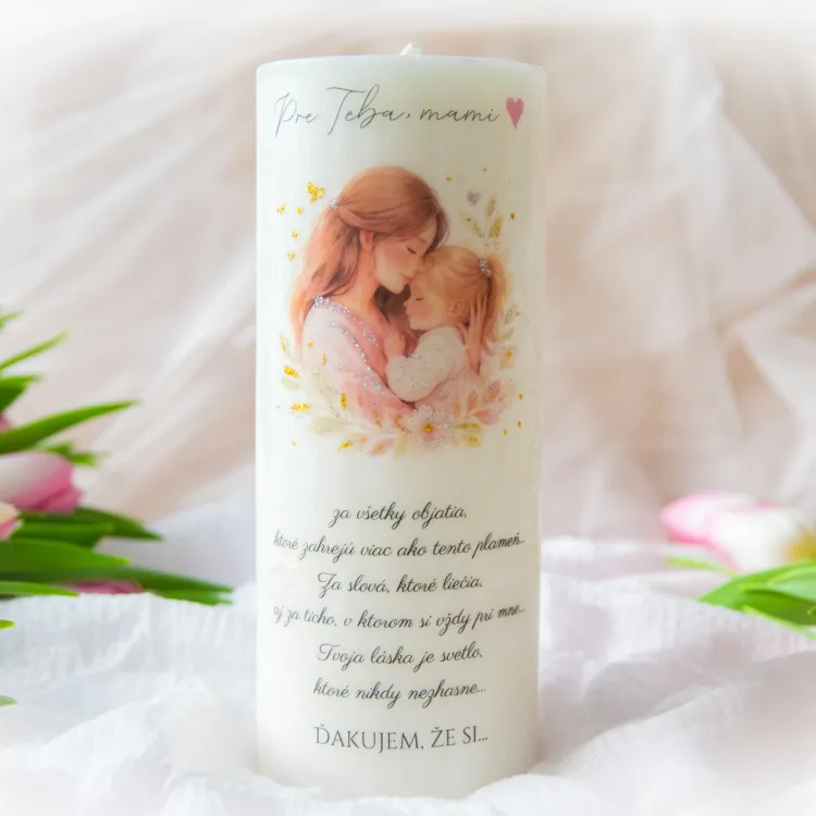 Fotka sviečok z kolekcie ' Deň  Matiek - Maminkine Svetlo