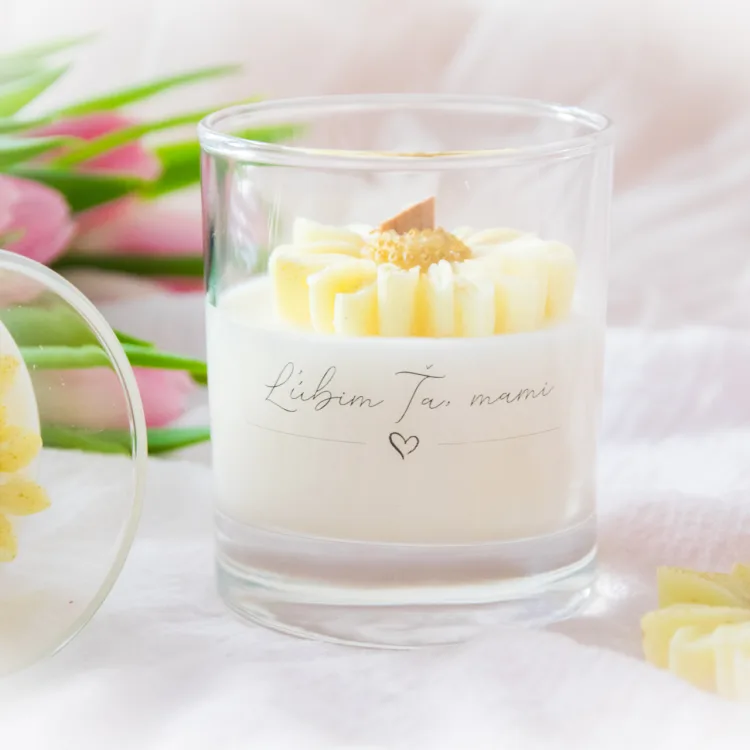 Fotka sviečok z kolekcie ' Deň  Matiek - Sviečka Margarétka