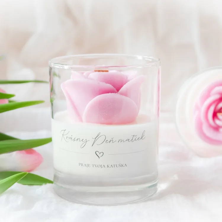 Fotka sviečok z kolekcie ' Deň  Matiek - Sviečka Rose