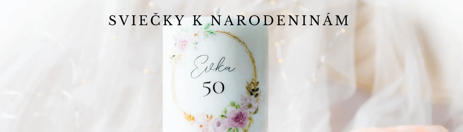 Sviečky k Narodeninám