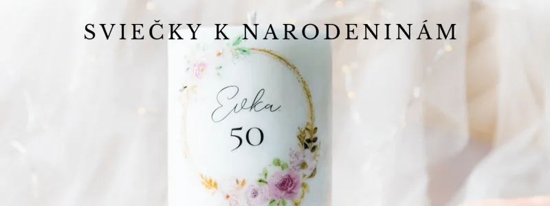 Sviečky k Narodeninám