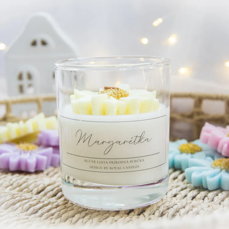 Fotka sviečok z kolekcie ' Jarné Novinky - Margarétka