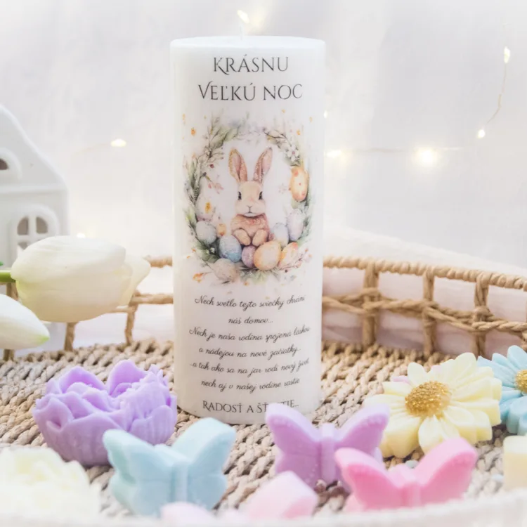 Fotka sviečok z kolekcie ' Jarné Novinky - Veľkonočný Zajačik
