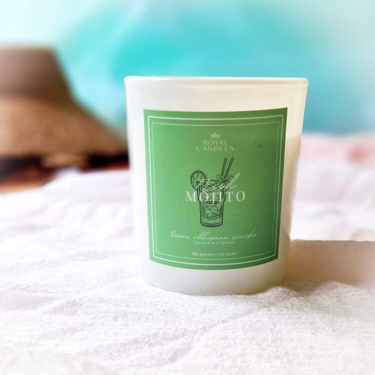 Fotka sviečok z kolekcie ' Vôňa Leta - Mojito