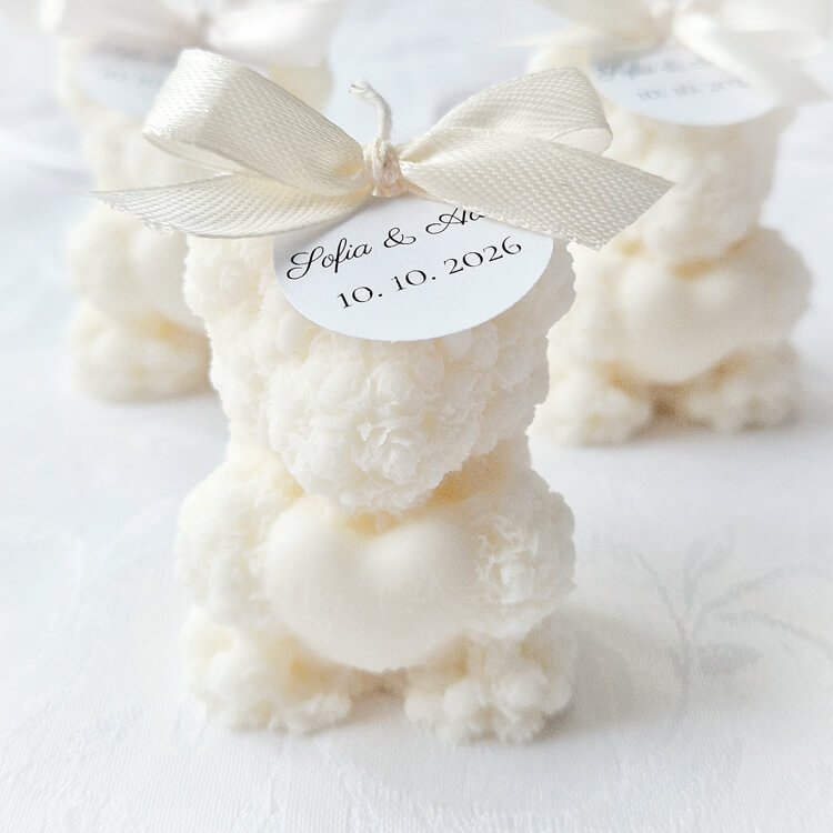 Fotka sviečok z kolekcie ' Darčeky pre Hostí - Macko