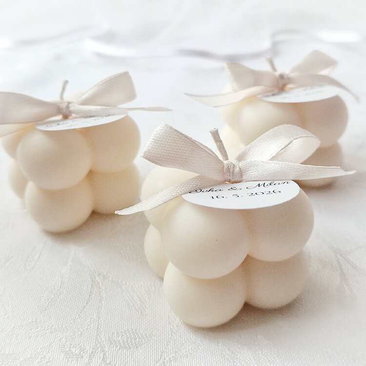 Fotka sviečok z kolekcie ' Darčeky pre Hostí - MiniBubble