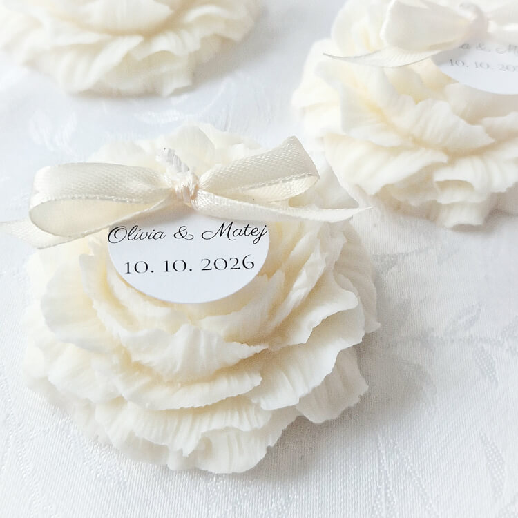 Fotka sviečok z kolekcie ' Darčeky pre Hostí - Pivonka