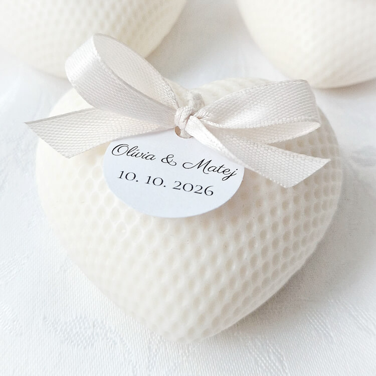 Fotka sviečok z kolekcie ' Svadobné - Darčeky pre Hostí