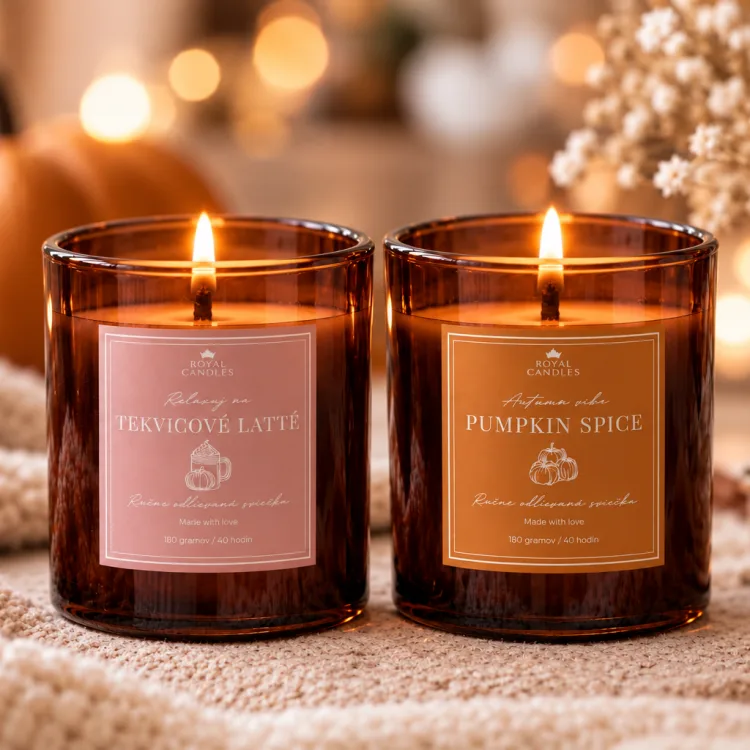 Obrázok sviečky Royal Candles - Darčeková Sada - Jesenná Pohoda 